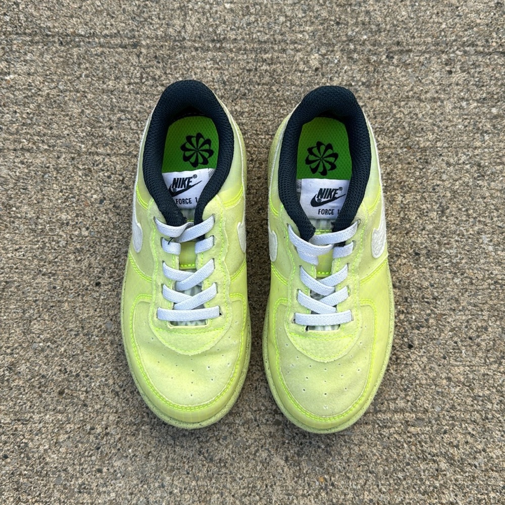Nike Air Force 1 Crater ‘Light Lemon Twist’ Sneakers Toddler - Picture 8 of 10